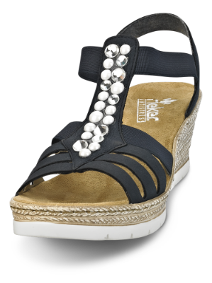 Rieker damesandal mørkeblå 61966-14