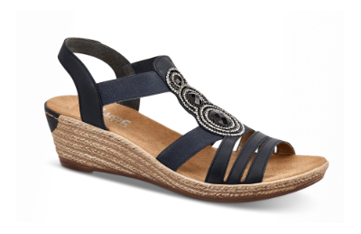 Rieker damesandal mørkeblå 62459-14