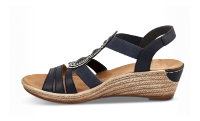 Rieker damesandal mørkeblå 62459-14