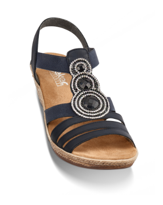 Rieker damesandal mørkeblå 62459-14