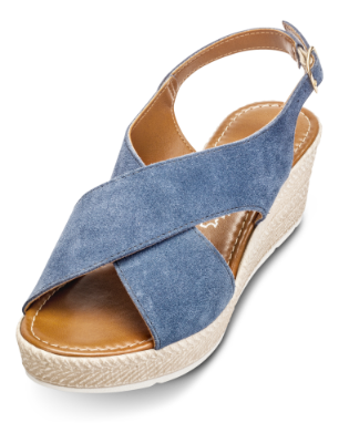 Marco Tozzi damesandal denim 2-2-28343-22