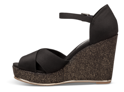 Tommy Hilfiger damesandal sort FW0FW04078