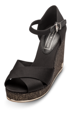 Tommy Hilfiger damesandal sort FW0FW04078