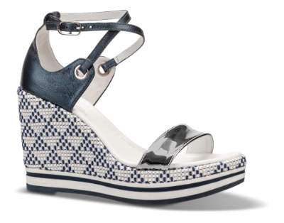 Nero Giardini damesandal navy/sølv P908330D