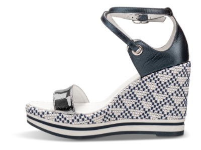 Nero Giardini damesandal navy/sølv P908330D