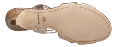 Tamaris damesandal rose metallic 1-1-28304-22