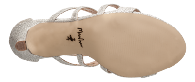 Menbur damesandal sølv 20092X709