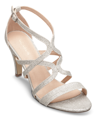 Menbur damesandal sølv 20092X709