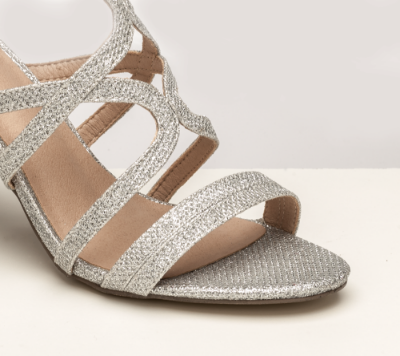 Menbur damesandal sølv 20092X709