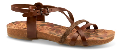 B&CO damesandal brun