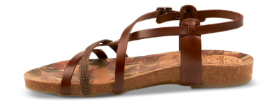 B&CO damesandal brun