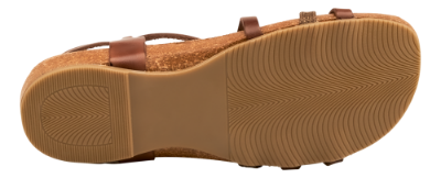 B&CO damesandal brun