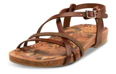 B&CO damesandal brun