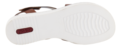 Rieker damesandal brun 63663-24