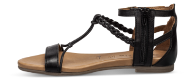 Tamaris damesandal sort 1-1-28043-22