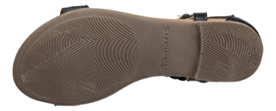 Tamaris damesandal sort 1-1-28043-22