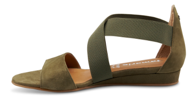 Tamaris damesandal kaki 1-1-28138-24