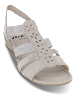 Jana Softline damesandal sort 8-8-28163-24
