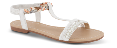 B&CO damesandal hvit