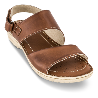 Nordic Softness damesandal brun 4221160230