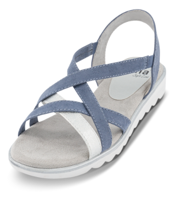 Jana Softline Damesandal Blå 8-8-28660-26