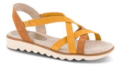 Jana Softline Damesandal Gul 8-8-28660-26