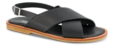 Angulus Damesandal Sort 5637-101