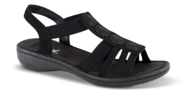 Rieker Damesandal Sort 60870-00