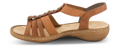 Rieker Damesandal Brun 60809-24
