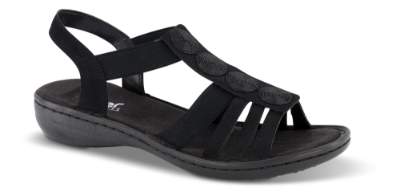 Rieker Damesandal Sort 60870-00