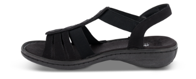 Rieker Damesandal Sort 60870-00