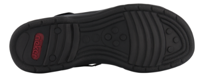 Rieker Damesandal Sort 64573-00