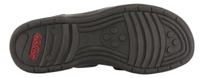 Rieker Damesandal Sort 64580-00