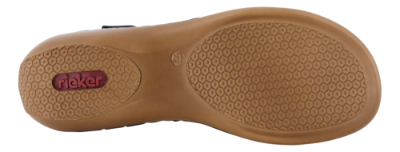 Rieker Damesandal Sort 659C7-00