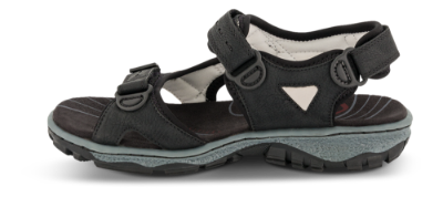 Rieker Damesandal Sort 68872-00