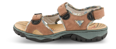 Rieker Damesandal Brun 68872-25