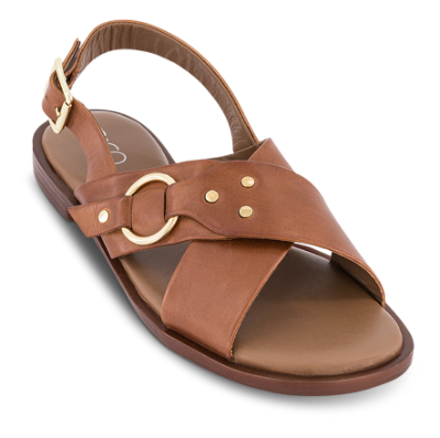 B&CO Damesandal Brun 4224100330