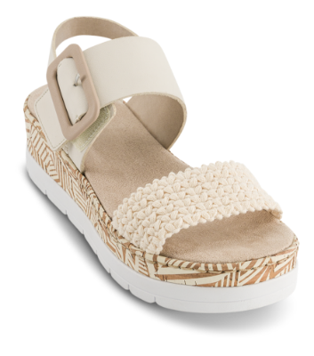 Rieker Damesandal Beige V3950-61