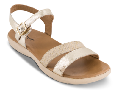 Norrliv Damesandal Gull 4225102601