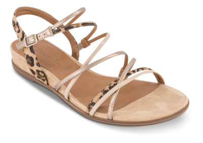 Tamaris Damesandal Guld 1-28103-42