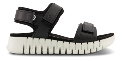 ECCO Damesandal Sort 21310301001  GRUUV SOL