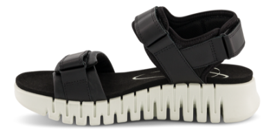 ECCO Damesandal Sort 21310301001  GRUUV SOL