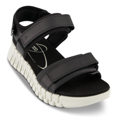 ECCO Damesandal Sort 21310301001  GRUUV SOL