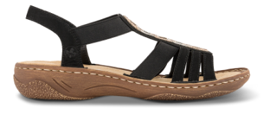 Rieker Sandal Svart V2870-00