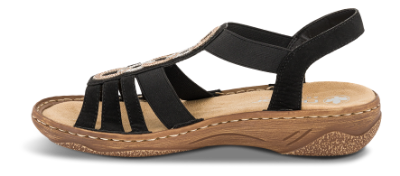 Rieker Sandal Svart V2870-00