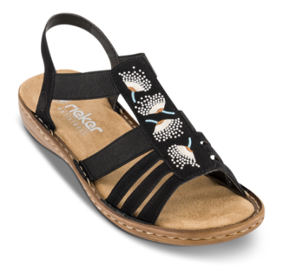 Rieker Sandal Sort 60875-00