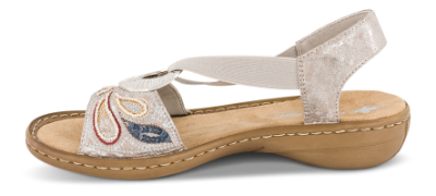 Rieker Sandal Sølv 608B4-90