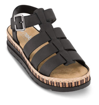Rieker Sandal Svart V7904-00