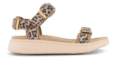 Woden Damesandal Leopard WL932