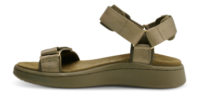 Woden Damesandal Oliven WL926